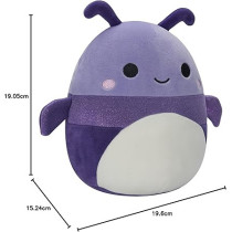 Squishmallow 7.5 Inch Axel Beetle, Purple Colour