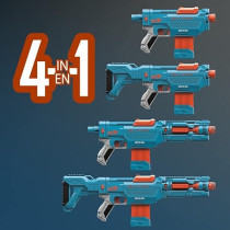Nerf Elite 2.0 Echo CS-10 Toy Blaster, 24 Nerf Darts, 10-Dart Clip, Fun Toy For Kids,Teens And Adults, Multicolour