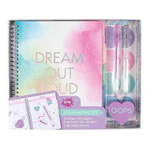 3C4G Three Cheers For Girls By Make It Real Deluxe Journaling Set Journal Notebook With Undated Planner, Lined And Unlined Pages Stationery Set For Girls Includes Stickers, Journaling Pens And Eraser