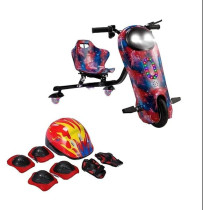 Mytoys 36V Drifting Scooter 3 Wheel Electric Scooter, Purple/Blue