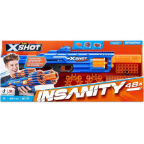 X-Shot Insanity Berzerko 6 Shot 48 Darts, Multicolour