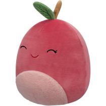 Squishmallows 7.5 Inch Red Cherry With Closed Eyes And Fuzzy Belly