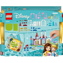 Lego 43219 Disney Princess Creative Castlesâ€‹, Toy Castle Playset With Belle And Cinderella Mini-Dolls And Bricks Sorting Box, Travel Toys For Kids, Multicolour
