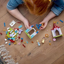 Lego 43219 Disney Princess Creative Castlesâ€‹, Toy Castle Playset With Belle And Cinderella Mini-Dolls And Bricks Sorting Box, Travel Toys For Kids, Multicolour