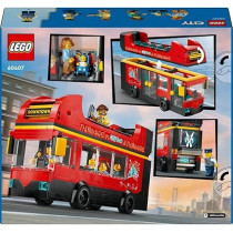 Lego City Red Double-Decker Sightseeing Bus Toy For Kids
