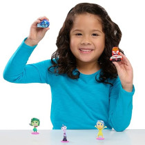 Just Play Inside Out 2 Feels Figure Set, Collectible 5 Piece Mini Action Figure Toy, Multicolour