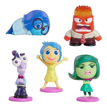 Just Play Inside Out 2 Feels Figure Set, Collectible 5 Piece Mini Action Figure Toy, Multicolour