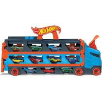 Hot Wheels Speedway Hauler Storage Carrier Scale Cars For Kids, Multicolour