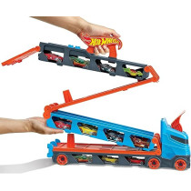 Hot Wheels Speedway Hauler Storage Carrier Scale Cars For Kids, Multicolour