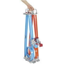 Hot Wheels Double Loop Dash Drag Racing Playset, Multicolour