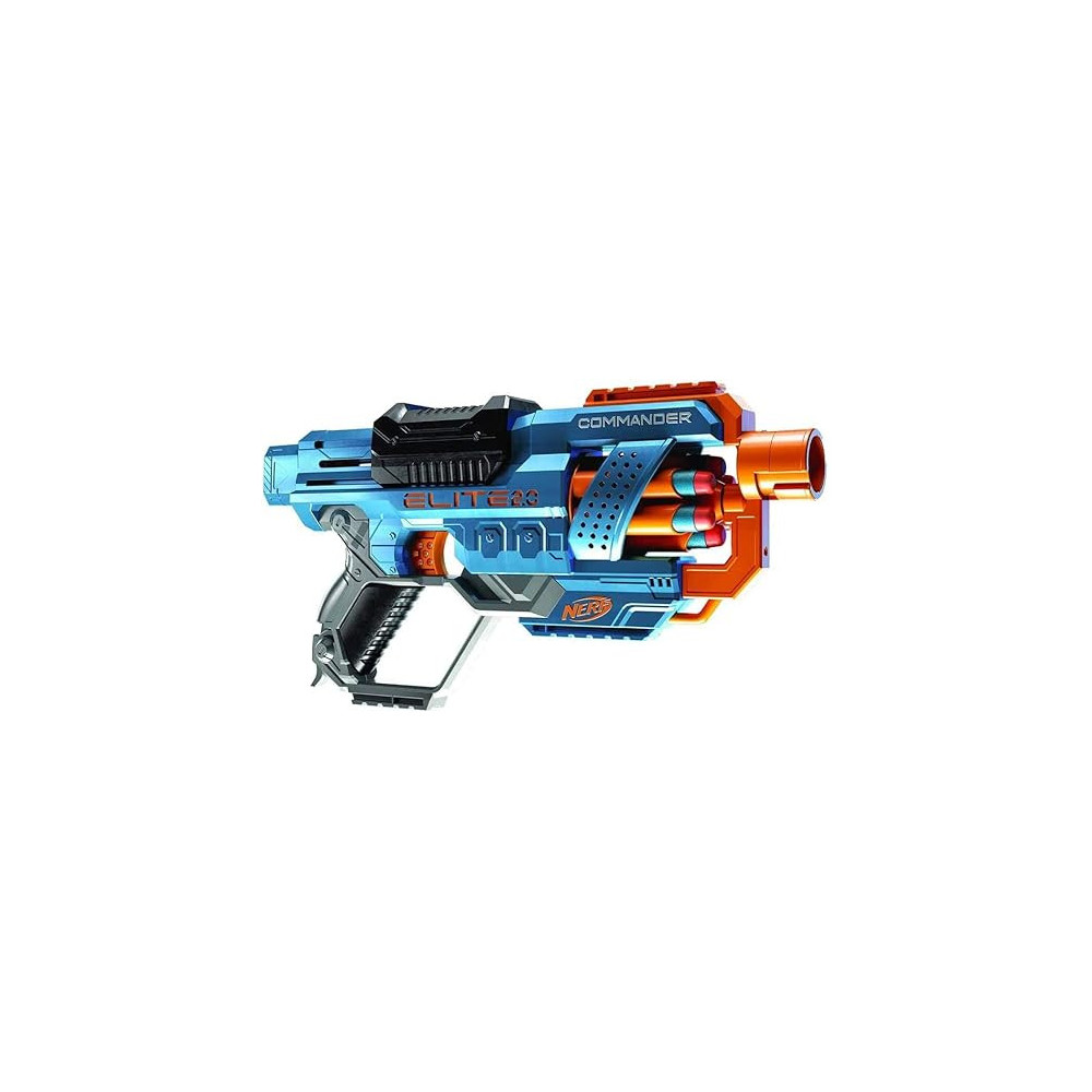 Nerf Elite 2.0 Commander Rd-6 Blaster, 12 Nerf Elite Darts, 6-Dart Rotating Drum, Toys For Kids, Teens And Adults, Ages 8 Plus