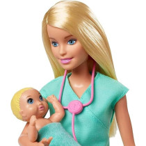 Barbie Baby Doctor Playset With Blonde Doll, 2 Infant Dolls, Toy Pieces