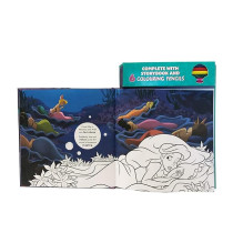 Autumn Disney Princess Ariel Read And Colour Hardcover, Big Book