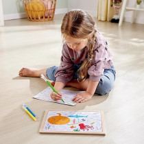 Hape Ocean Rescue Puzzle Educational Double Sided Colouring Jigsaw Puzzle For Kids, 48 Piece 4 Year Plus