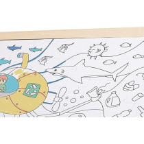 Hape Ocean Rescue Puzzle Educational Double Sided Colouring Jigsaw Puzzle For Kids, 48 Piece 4 Year Plus