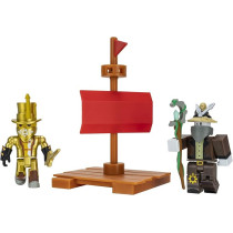 Roblox Action Collection Build A Boat For Treasure By Chillz Studios Swash Buckling Seafarers Game Pack Includes Exclusive Virtual Code, 7 Pieces