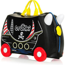 Trunki Pedro Pirate Kids Luggage, 18 Litres, Black
