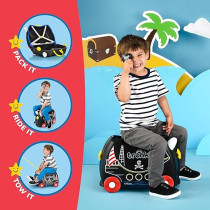 Trunki Pedro Pirate Kids Luggage, 18 Litres, Black