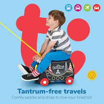 Trunki Pedro Pirate Kids Luggage, 18 Litres, Black