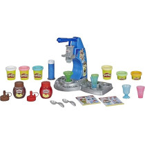 Play-Doh Kitchen Creations Drizzy Ice Cream Playset Featuring Drizzle Compound And 6 Non-Toxic Colors For Kids, Gift For Boys And Girls