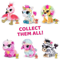 Coco Surprise Fantasy A Series 1, 3 Pack Zebra, Giraffe, Llama, Plush Toys