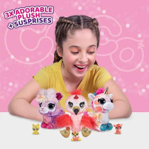 Coco Surprise Fantasy A Series 1, 3 Pack Zebra, Giraffe, Llama, Plush Toys
