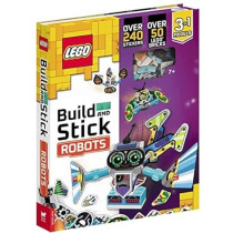 Lego Build And Stick Robots, Hardcover-Big Book, 559476