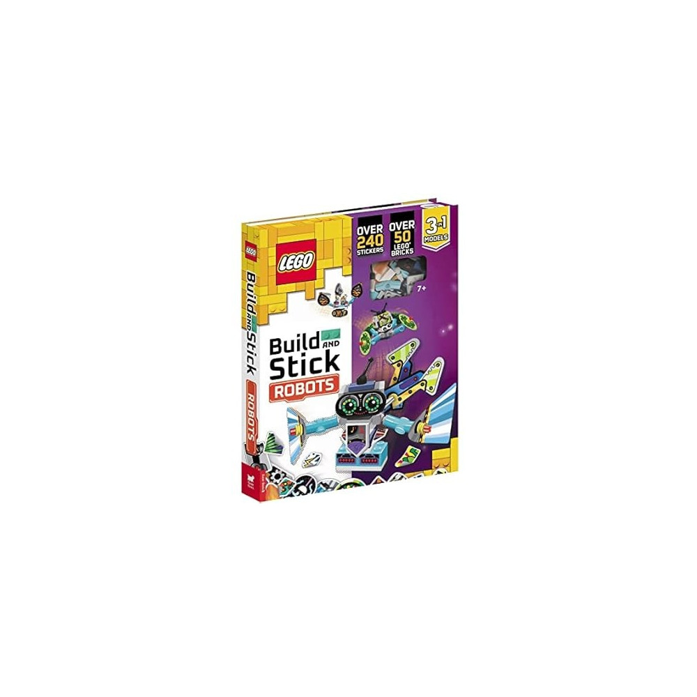 Lego Build And Stick Robots, Hardcover-Big Book, 559476