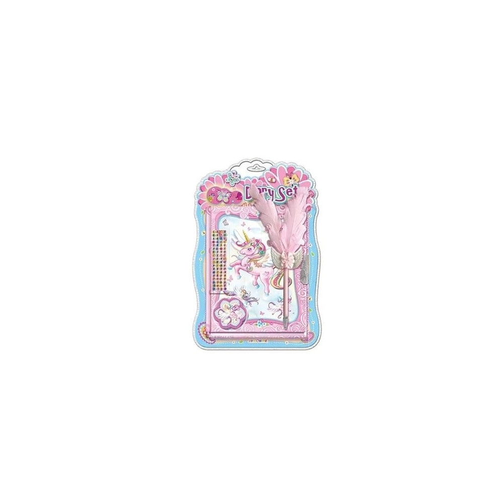 Pecoware Diary Set With Crown Pen