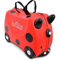 Trunki Harley The Ladybug Ride On Suitcase, Red, TI0092-GB01
