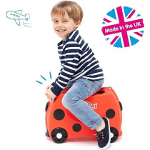 Trunki Harley The Ladybug Ride On Suitcase, Red, TI0092-GB01