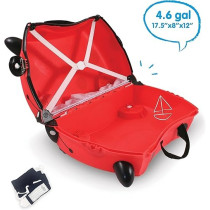 Trunki Harley The Ladybug Ride On Suitcase, Red, TI0092-GB01