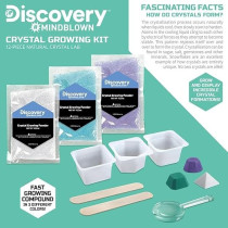 Discovery Mindblown 12-Piece Lab Crystal Growing Kit, Stem Toys For 8 Plus Years