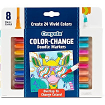 Crayola Color Change Markers, Gift For Teens, 8Ct