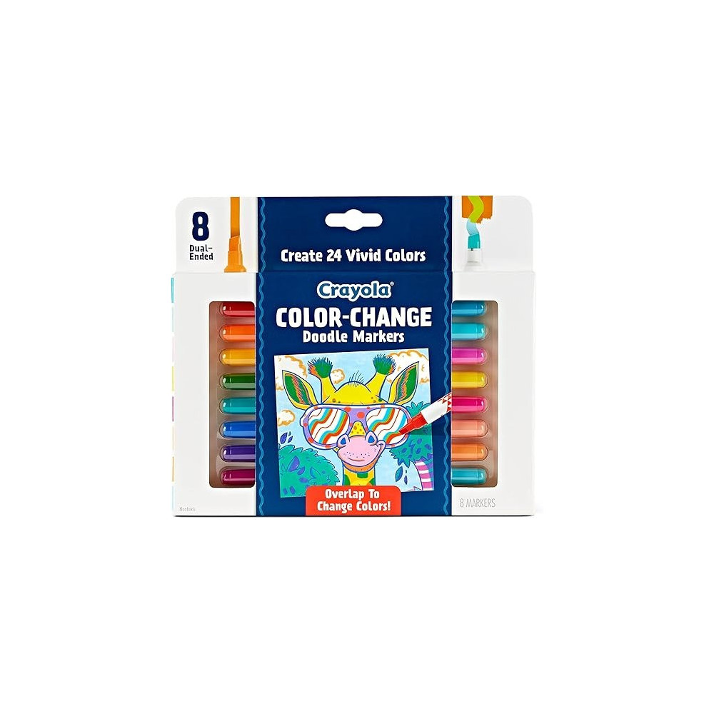 Crayola Color Change Markers, Gift For Teens, 8Ct