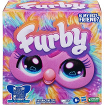 Furby Tie Dye, 15 Fashion Accessories, Interactive Plush Toys For 6 Year Old Girls And Boys And Up, Voice Activated Animatronic