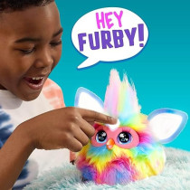 Furby Tie Dye, 15 Fashion Accessories, Interactive Plush Toys For 6 Year Old Girls And Boys And Up, Voice Activated Animatronic