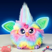 Furby Tie Dye, 15 Fashion Accessories, Interactive Plush Toys For 6 Year Old Girls And Boys And Up, Voice Activated Animatronic