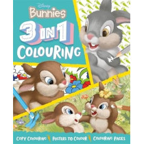 Disney Bunnies 3 In 1 Colouring Book