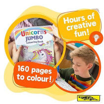 Alligator Unicorns Jumbo Colouring Book Toy