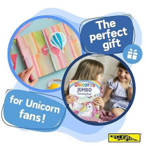 Alligator Unicorns Jumbo Colouring Book Toy