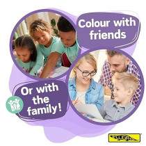 Alligator Unicorns Jumbo Colouring Book Toy