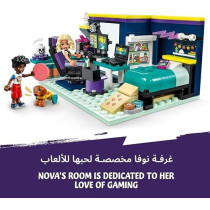 Lego 41755 Friends Novas Room Gaming Themed Bedroom Playset, Collectible Toy With Zac Mini-Doll And Pickle The Dog, Small Gift Idea For Kids 6 Plus, 2023 Characters