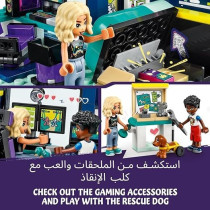 Lego 41755 Friends Novas Room Gaming Themed Bedroom Playset, Collectible Toy With Zac Mini-Doll And Pickle The Dog, Small Gift Idea For Kids 6 Plus, 2023 Characters