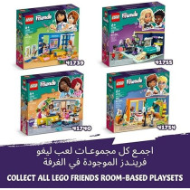 Lego 41755 Friends Novas Room Gaming Themed Bedroom Playset, Collectible Toy With Zac Mini-Doll And Pickle The Dog, Small Gift Idea For Kids 6 Plus, 2023 Characters