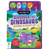 Hinkler Discover The Dinosaurs Colouring And Activity Kit Paperback, Big Book