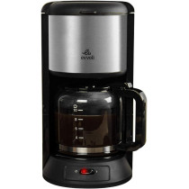 Evvoli Coffee Maker 1000W 10 Cup With 1.25L Glass Carafe Black EVKA-CO10MB 2 Years Warranty