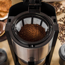 Evvoli Coffee Maker 1000W 10 Cup With 1.25L Glass Carafe Black EVKA-CO10MB 2 Years Warranty