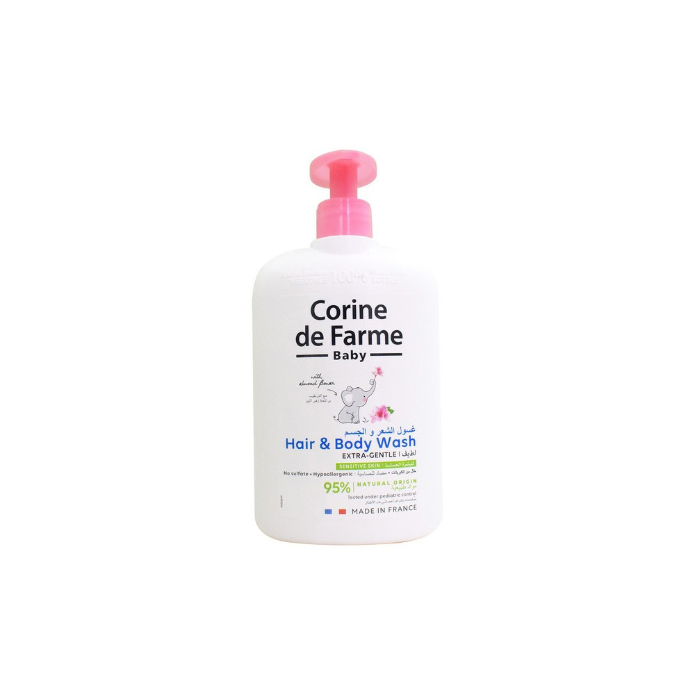 Corine De Farme Extra Gentle Baby Hair And Body Wash 500ml