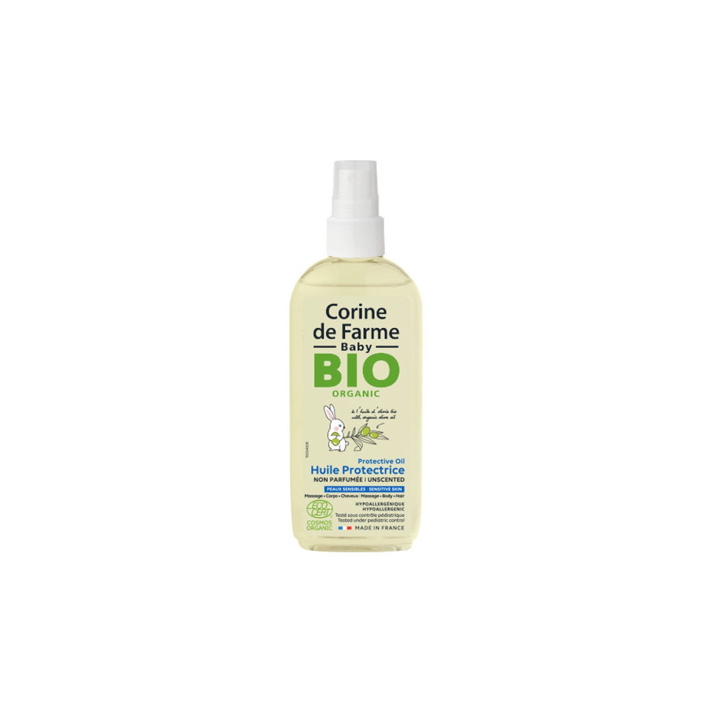 Corine De Farme Baby Bio Organic Unscented Protective Hair And Body Oil 100ml